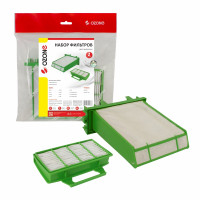  Ozone Набор фильтров для пылесосов Bork V700, V701, V702, V703, V705, V7010, V7011, V7012, V7013, VC 9721, VC 9821, VC 9921 и THOMAS Airtec , HEPA + МОТОРНЫЙ - тип V7D1, V7B1