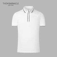 THOM BARNACLE官方正品T恤男短袖夏季新款翻領百搭休閒POLO衫男