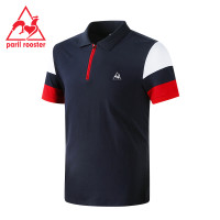 法國公雞純棉polo衫男短袖百搭薄款翻領上衣商務休閒馬術足球T恤