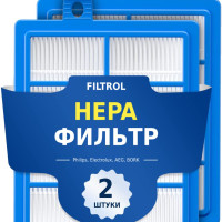 HEPA фильтр моющийся для пылесосов Philips FC9071, FC9174, FC9064, FC9170, FC9176, FC8038/01 (Electrolux, AEG, BORK)