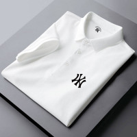 2023男士短袖polo衫高檔新款帥氣翻領T恤運動休閒上衣潮韓版