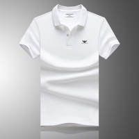 香港潮牌新款男士短袖POLO衫印花翻領半袖男裝T恤夏季百搭潮流