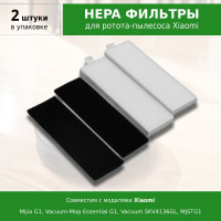 HEPA фильтр 2 шт. для робота-пылесоса Xiaomi Mijia G1, Vacuum-Mop Essential G1, Vacuum SKV4136GL, MJSTG1