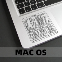 Наклейка на клавиатуру для Macbook