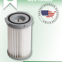 Green Label / HEPA фильтр EF75B / F120 / AEF75B для пылесосов Electrolux (Cycloniclite Z7108-7120, Energica ZS203-205, ZS210В, ZS220В, ZS230В, Progress PC7100-7199) AEG (Accelerator, Ergoeasy, Minion, Vampyrette) и TORNADO (Eolys TO7630 TO7635) , Alfatec