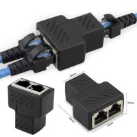 удлинитель кабеля Lan сплиттер для подключения к Интернету Cat5 RJ45