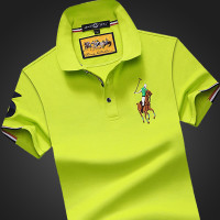 POLO衫男夏季大尺碼寬鬆短袖T恤休閒正品男士拉夫·勞倫馬球衫翻領半袖T恤