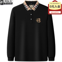 香港拉夫·勞倫馬球Polo衫男士秋裝2023新款純棉長袖t恤大尺碼商務男裝上衣潮
