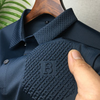 凹凸3D翻領polo衫男短袖夏季胖子寬鬆大尺碼有領T恤冰絲半袖T恤衫