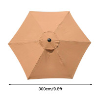 OD59批发涤纶遮阳伞伞布户外庭院伞面替换防雨布花园中柱伞布布面