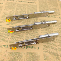 ZN0W批发防盗门防火门按压插销 天地暗插销锁通用 6寸插销子母门