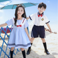 摩卡公主校服套装小学生幼儿园园服夏季班服儿童合唱朗诵校服套装