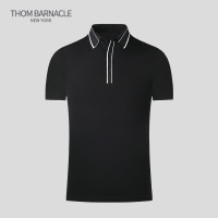 THOM BARNACLE官方正品T恤男短袖夏季新款翻領時尚百搭POLO衫男