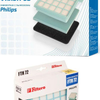 HEPA фильтр Filtero FTH 72 для пылесосов Philips