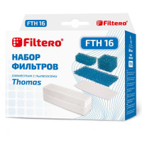 HEPA фильтр Filtero FTH 16 (787203) для пылесосов THOMAS (Томас) TWIN T1, T2, TT (набор фильтров)