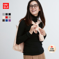 【宋軼同款】Uniqlo女裝精紡美利奴羊毛羅紋兩翻領針織衫 461065