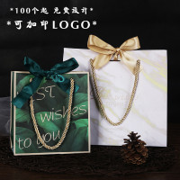 礼盒礼袋大号手提袋感简约儿童生日小小号精致伴手礼空