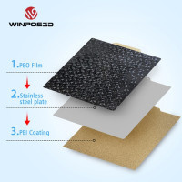 Двухсторонняя магнитная плита PEI + PET PEO 120/180/203/220/235/310/350, Подогреваемая кровать для Voron Ender 3, обновленный Ender5 Anet A8