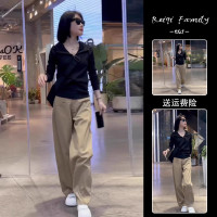 早秋季女裝2023年新款小個子穿搭一整套微胖顯瘦休閒時尚兩件式套裝