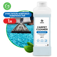 Средство для чистки ковров GRASS Carpet Cleaner 1л, пятновыводитель, средство-концентрат для химчистки ковровых покрытий, ткани и обивки мягкой мебели