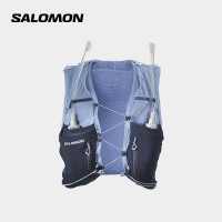 salomon薩洛蒙多功能水袋背心越野女款ADV SKIN 12W WITH FLASKS