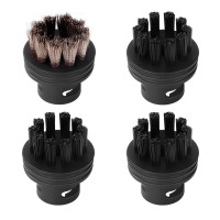 Набор аксессуаров для пароочистителя BORT Round brush SET (3+1) Mix