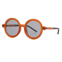 Мужские и женские круглые очки SHAUNA, двухцветные солнцезащитные очки в стиле ретро с защитой от синего света и оправой для компьютерных очков