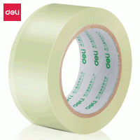得力30248超市封箱胶带(透明48mm*100y*50um透明强粘力打包宽胶带