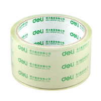得力30200封箱胶带48mm*30y(6卷/筒）批发透明打包宽胶带