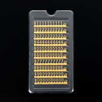 价格展示牌高档珠宝展示牌 精致3D立体首饰标价牌 金属展示牌立式