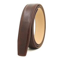Ремень Мужской без пряжки, натуральный, 3,5 см, автоматический