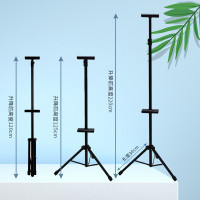 升降双面三角挂画架伸缩展示架落地式三脚可调节立式广告支架