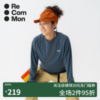 Recommon 戶外運動速乾衣女吸濕排汗插肩長袖T恤透氣徒步快乾T恤