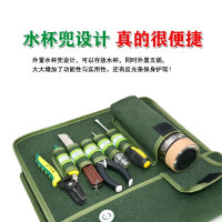 电工工具包水杯兜帆布升级电工包加厚耐磨工地特大木工收纳包挎包