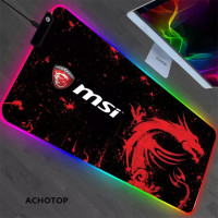 Большой коврик для мыши MSI, красный дракон