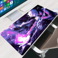 Большой игровой коврик для мыши с аниме принтом