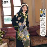 兩三事洋裝女2023秋冬季新品復古慵懶風針織毛衣裙長版紛繁之間