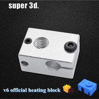 Тепловой блок 23*16*12 мм для E3D V6 PT100 J-head экструдер HotEnd нагреватель