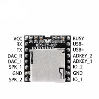 TF карта U диск Mini MP3 DFPlayer, плата Аудио голосового модуля, Расшифровка MP3, WAV, WMA, для Arduino DFPlay оптом