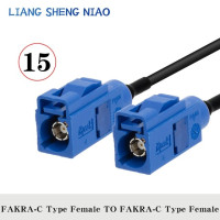 Коаксиальный кабель RG174, линия FAKRA C TYPE-SMA «папа», «мама», коннектор коаксиального кабеля, RF обжим для кабеля, GPS-антенны, 3G Универсальный Тип C