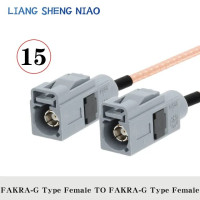 Коаксиальный кабель RG316, линия FAKRA G TYPE-SMA «папа», «мама», коннектор коаксиального кабеля, RF обжим для кабеля GPS, антенны 6G FAKRA G TYPE