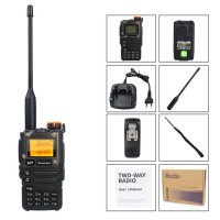 Рация Quansheng Walkie Talkie Air Band 50-600MHz HF RX UV-K5(8) 136-600MHz UHF VHF TX FM Scrambler NoAA