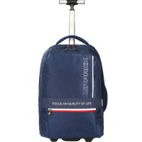 初高中大学生商务电脑包拉杆双肩包大容量纯色一键代发多功能