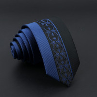 Модный жаккардовый галстук 6 см сине-красный галстук в клетку в стиле пэчворк из полиэстера мужской узкий галстук для вечеринки деловой галстук аксессуары для костюма подарок