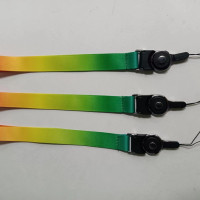 现货新货大特价可拆卸旋转彩虹短带手机挂绳