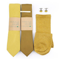 Эксклюзивный новый дизайн, однотонный хлопковый комплект носков и галстуков, запонки с зажимом, булавка Hanky для мужчин, для свадьбы, вечеринки, повседневный подарок