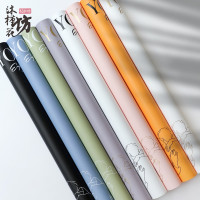 鲜花包装纸 英文欧雅纸花束包装纸圣诞节礼物鲜花包装材料批发