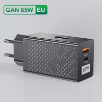 Зарядное устройство USLION с USB-портами и поддержкой быстрой зарядки, 65 Вт