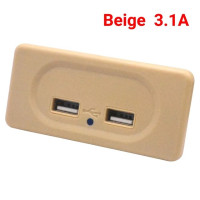 Автомобильное зарядное устройство с двумя USB-портами, 4,8 А, 3,1 А, 12/24 в