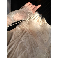 ICELOLLY長袖天絲襯衫女夏法式小衫獨特別致小上衣雪紡衫兩件式套裝